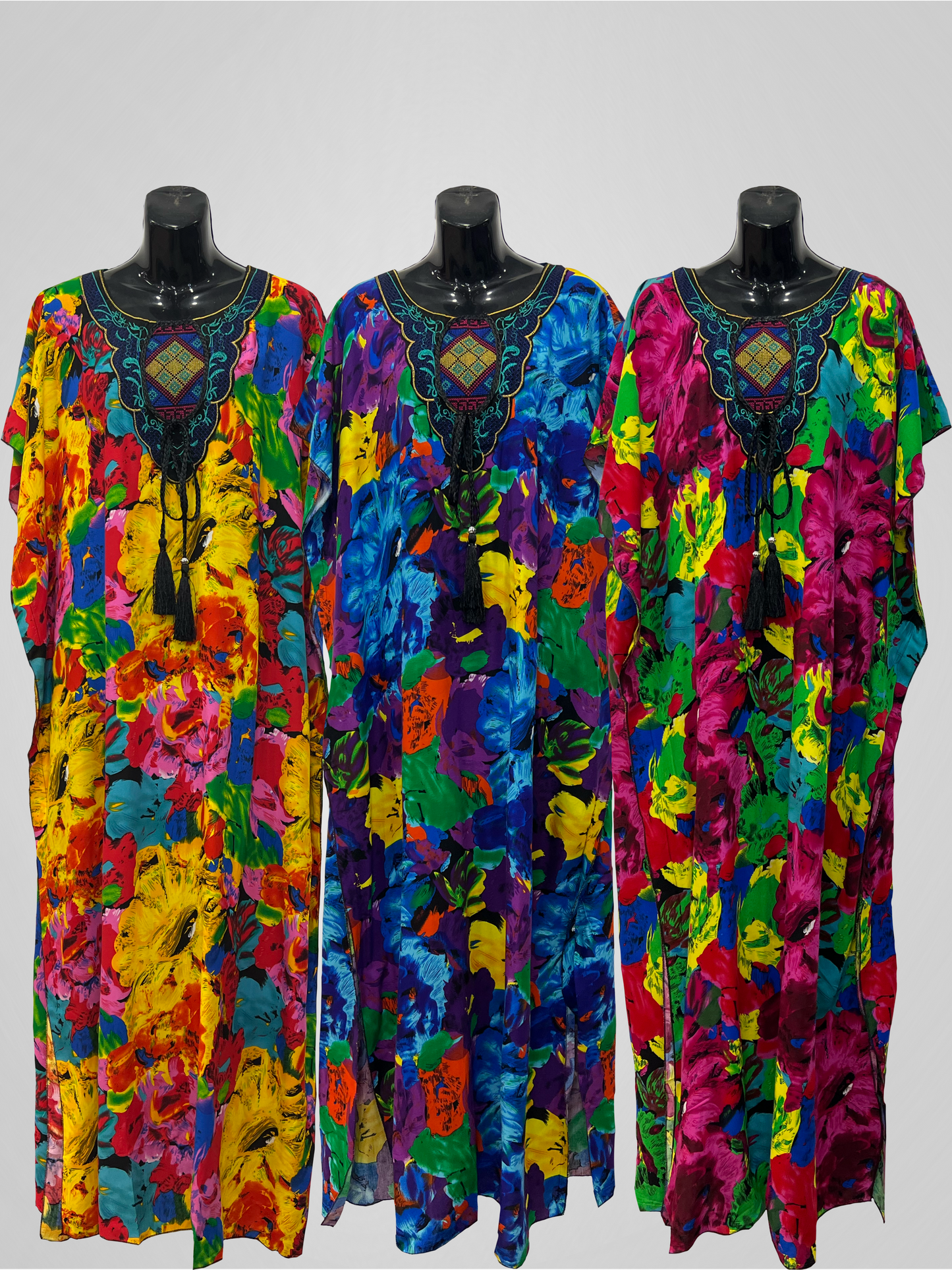 KAFTAN FEATHER - YELLOW