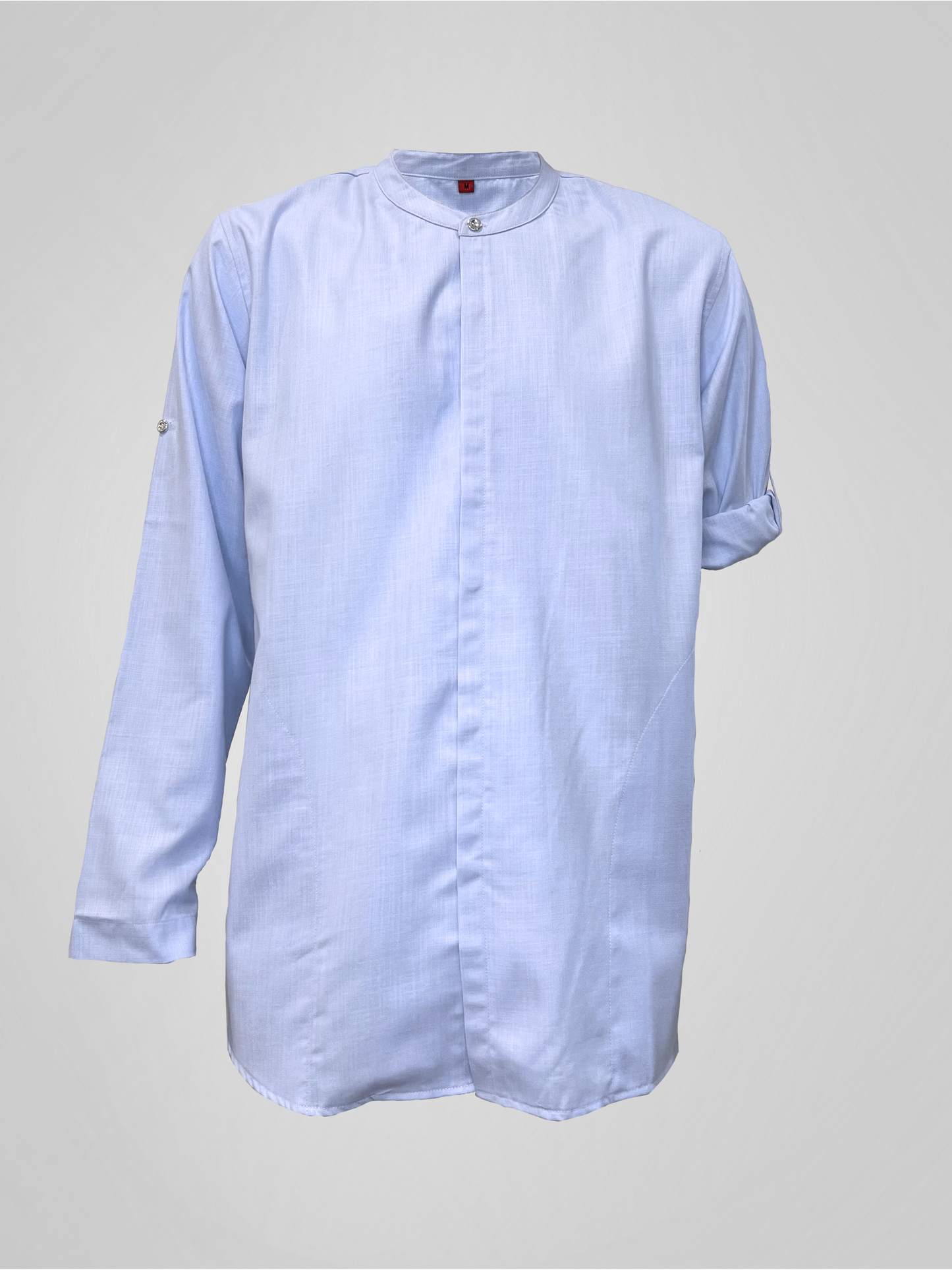 KURTA ROSSO WITH COLLAR - POWDER BLUE