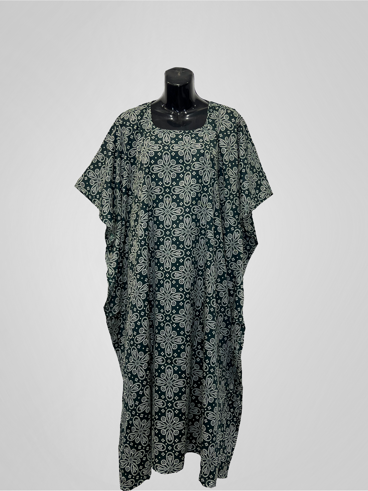 KAFTAN SNOWFLAKES (MOTHER & DAUGHTER) - GREEN