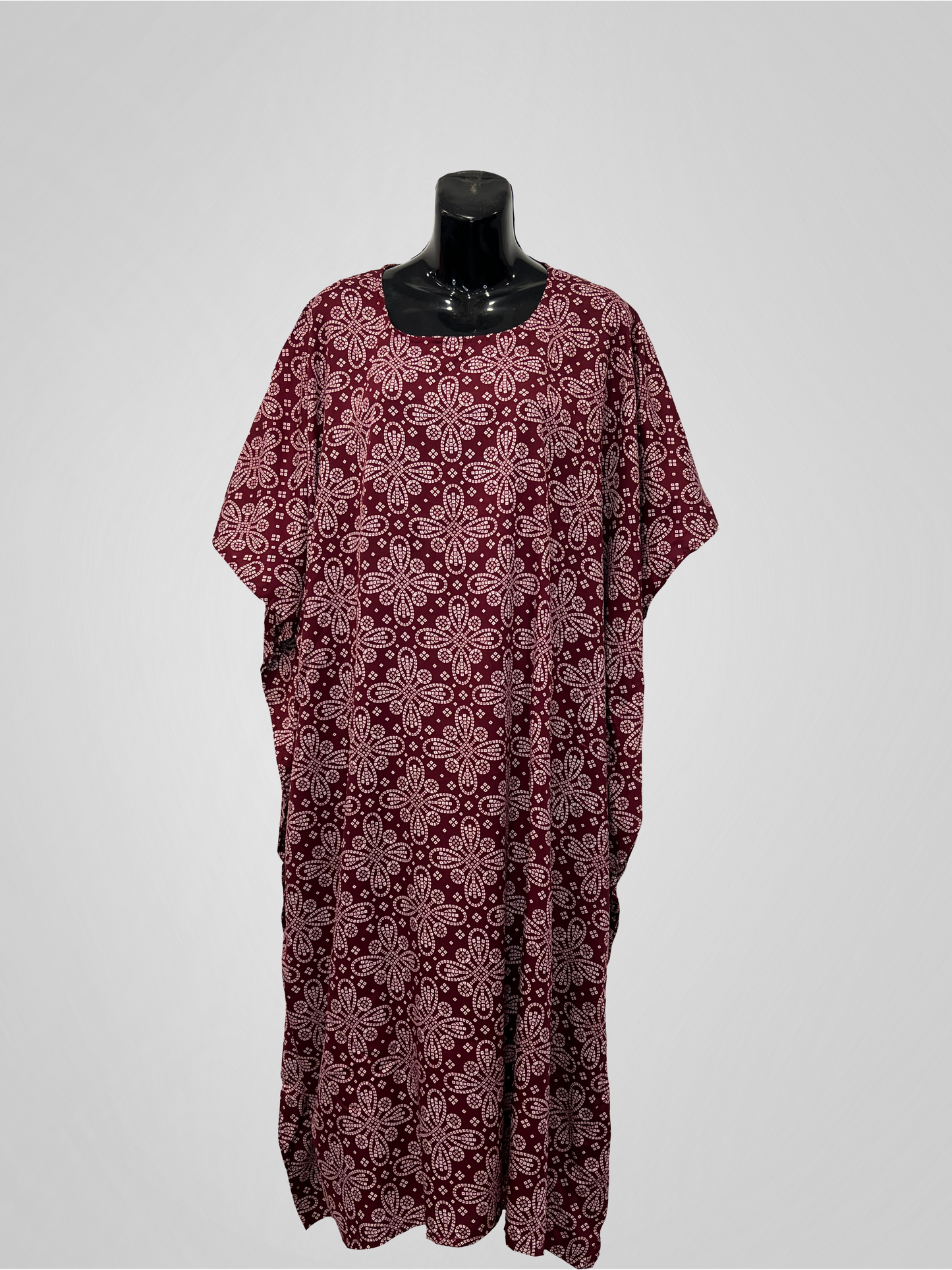 KAFTAN SNOWFLAKES (MOTHER & DAUGHTER) - MAROON
