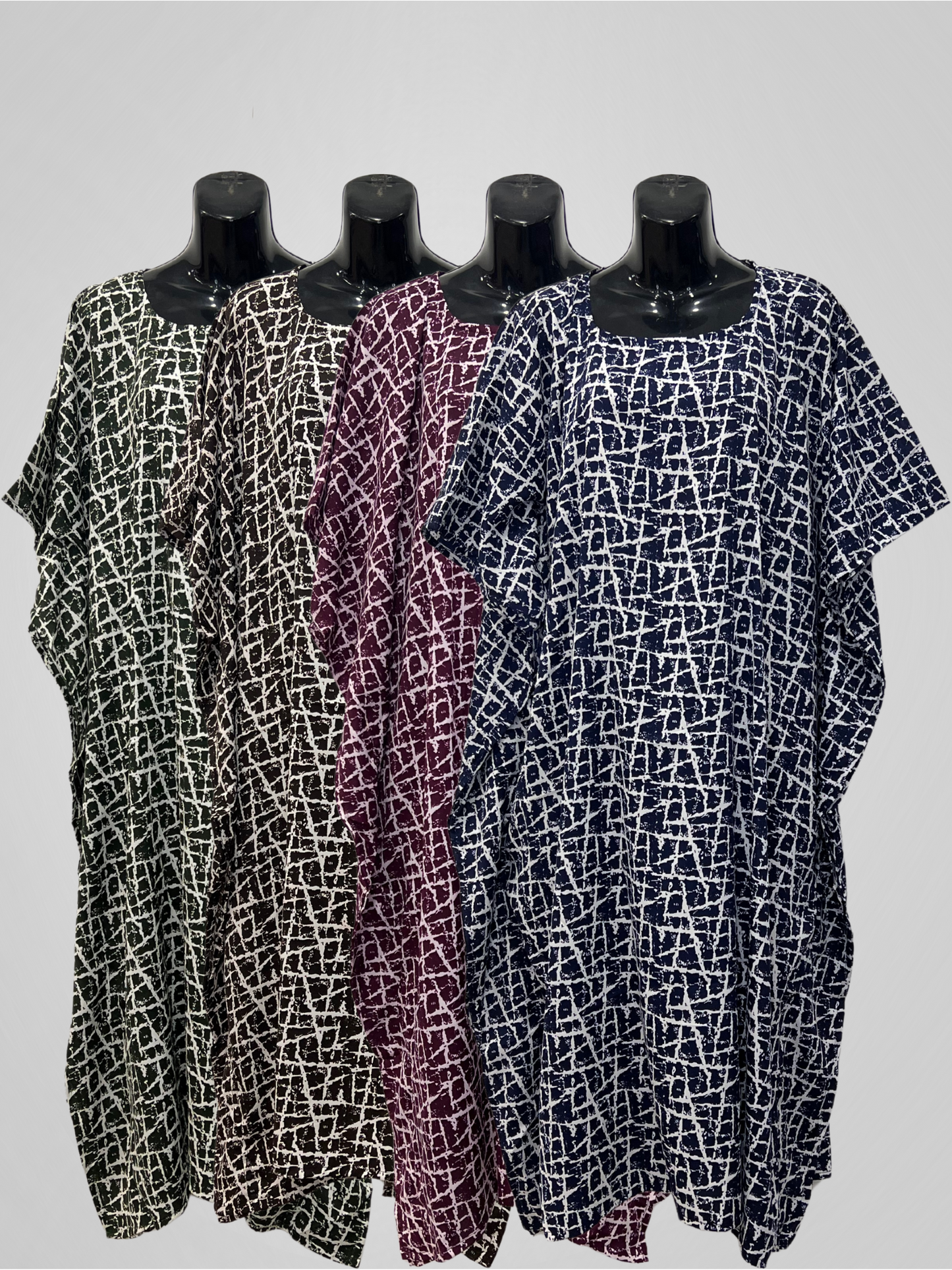 KAFTAN STONE (MOTHER & DAUGHTER) - NAVY