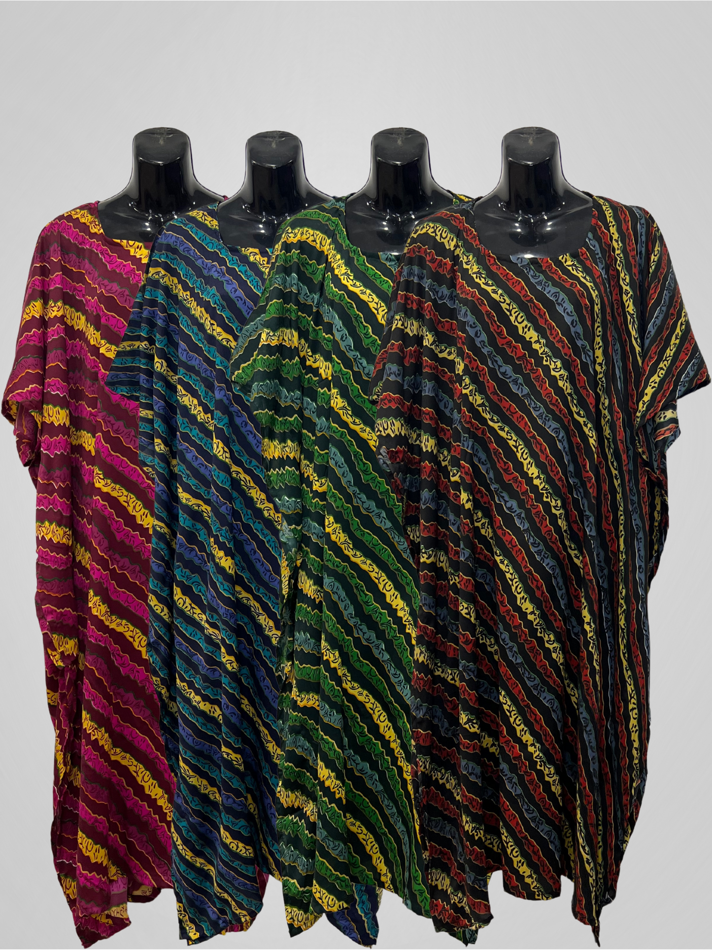 KAFTAN SWIRL (MOTHER & DAUGHTER) - MAROON