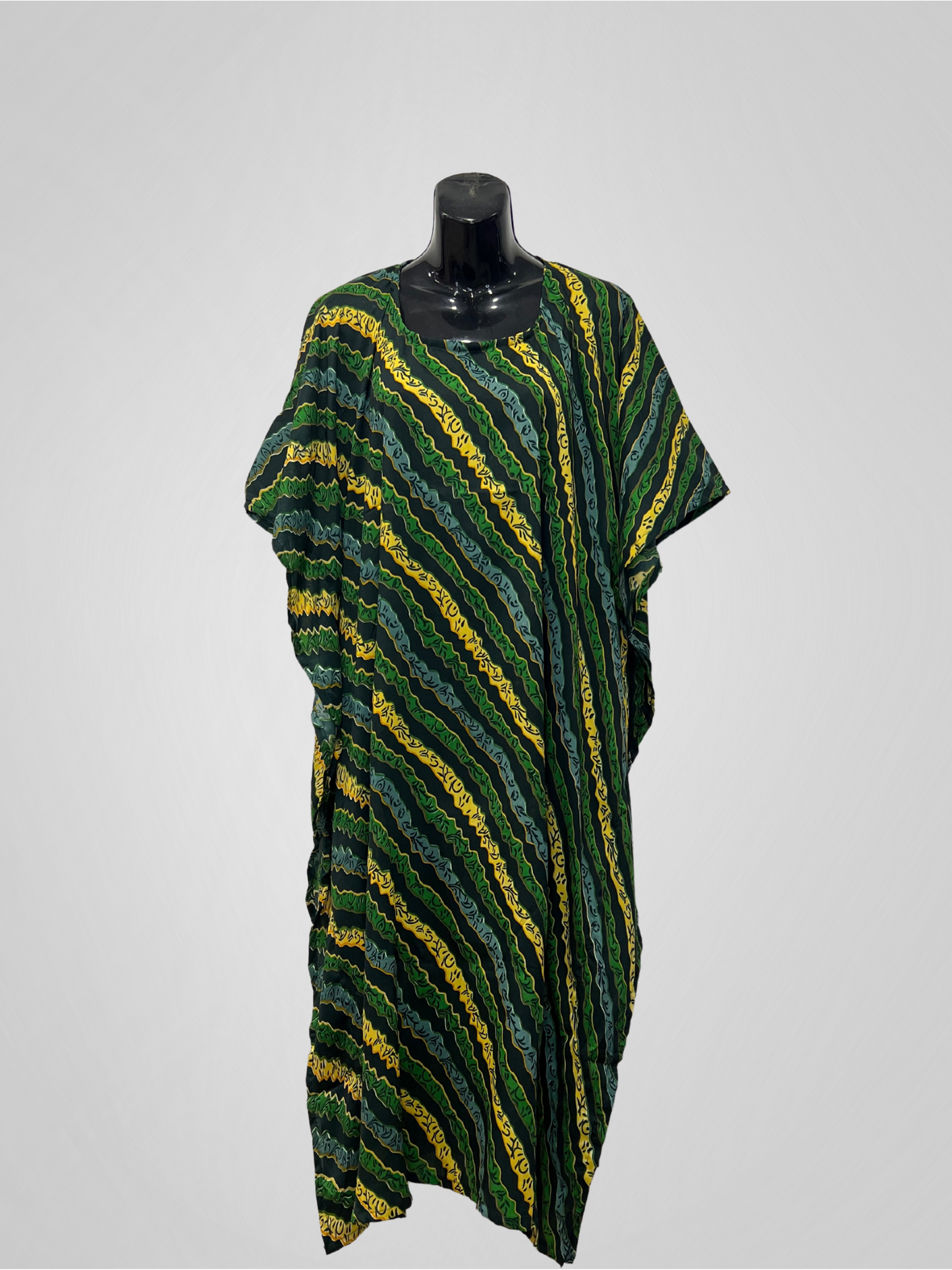 KAFTAN SWIRL (MOTHER & DAUGHTER) - GREEN