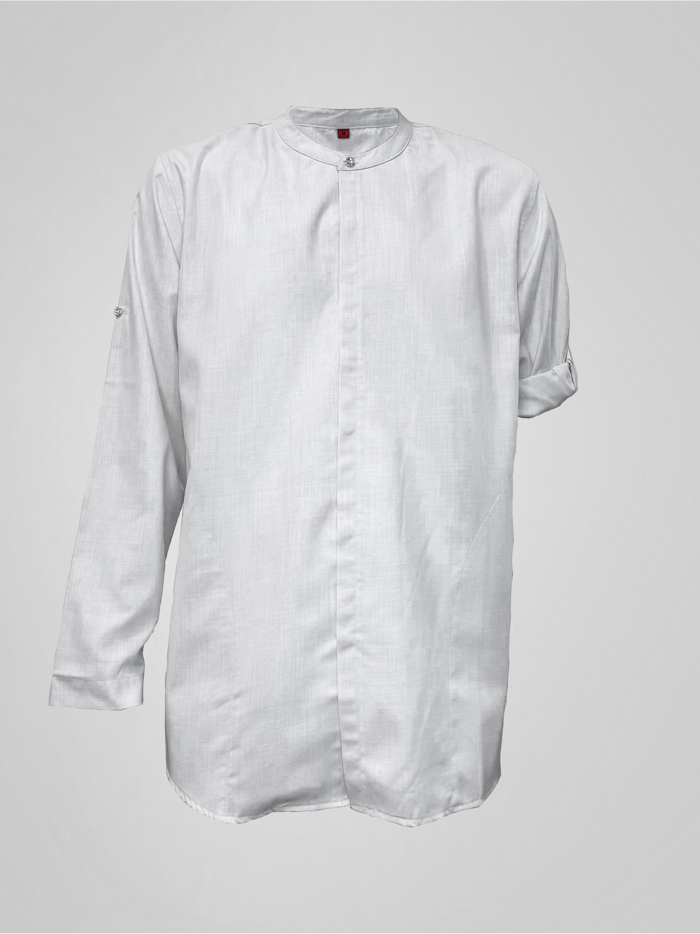 KURTA ROSSO WITH COLLAR - WHITE