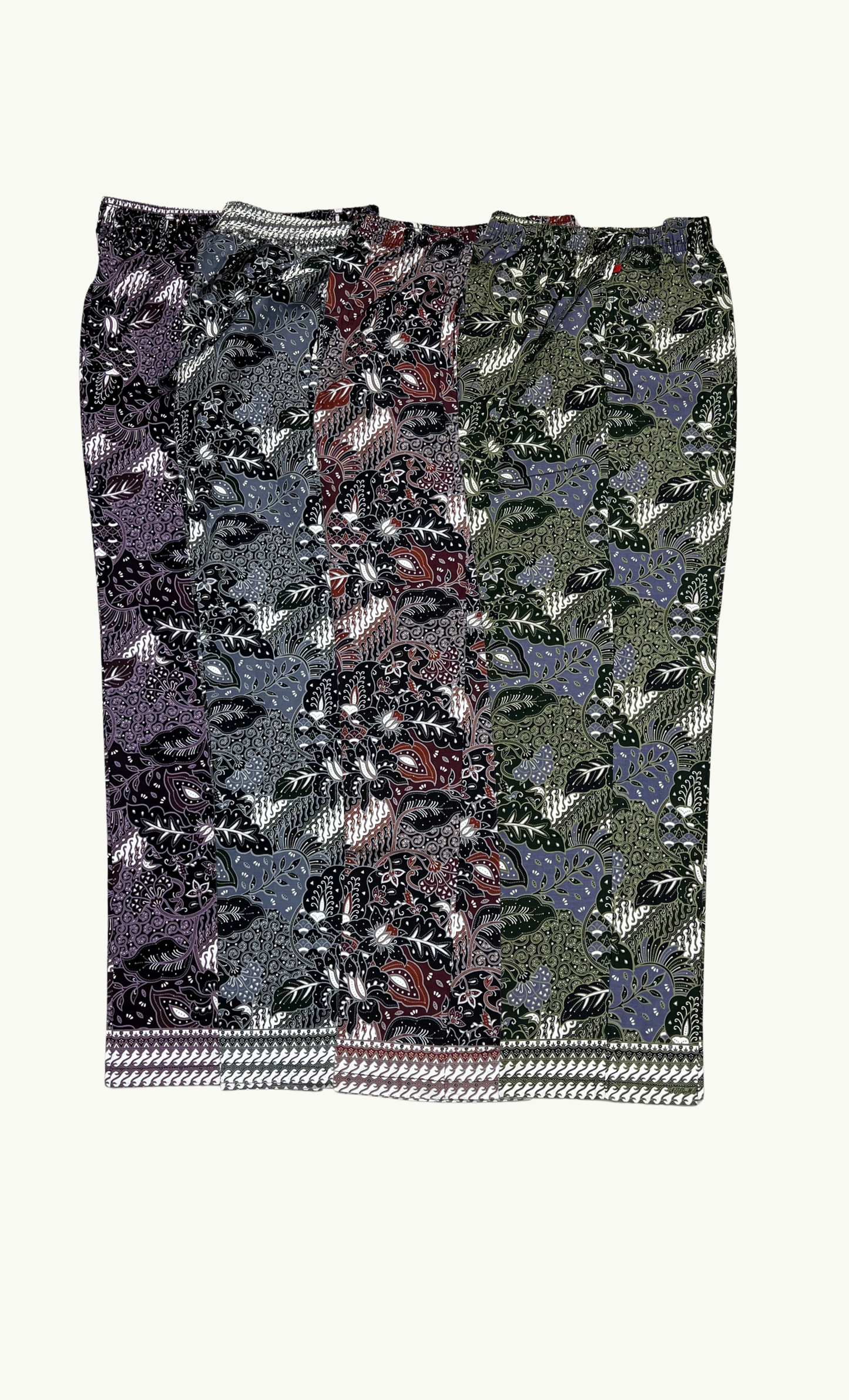 BATIK PANTS, LIRIS - GREEN
