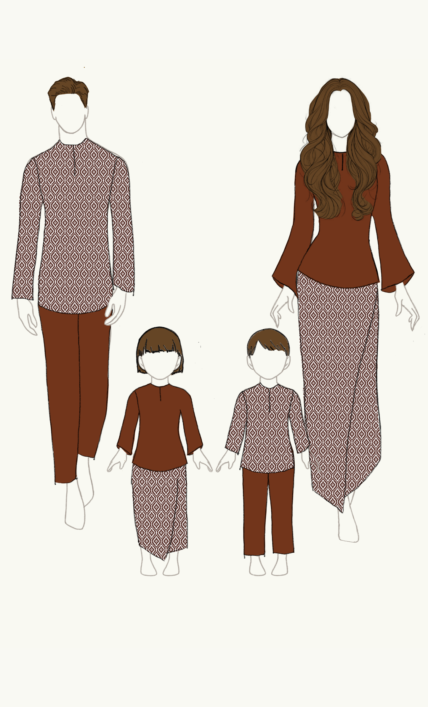 FAMILY SET - MAWJA, BROWN