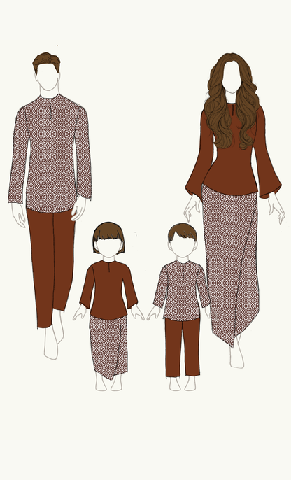 FAMILY SET - MAWJA, BROWN