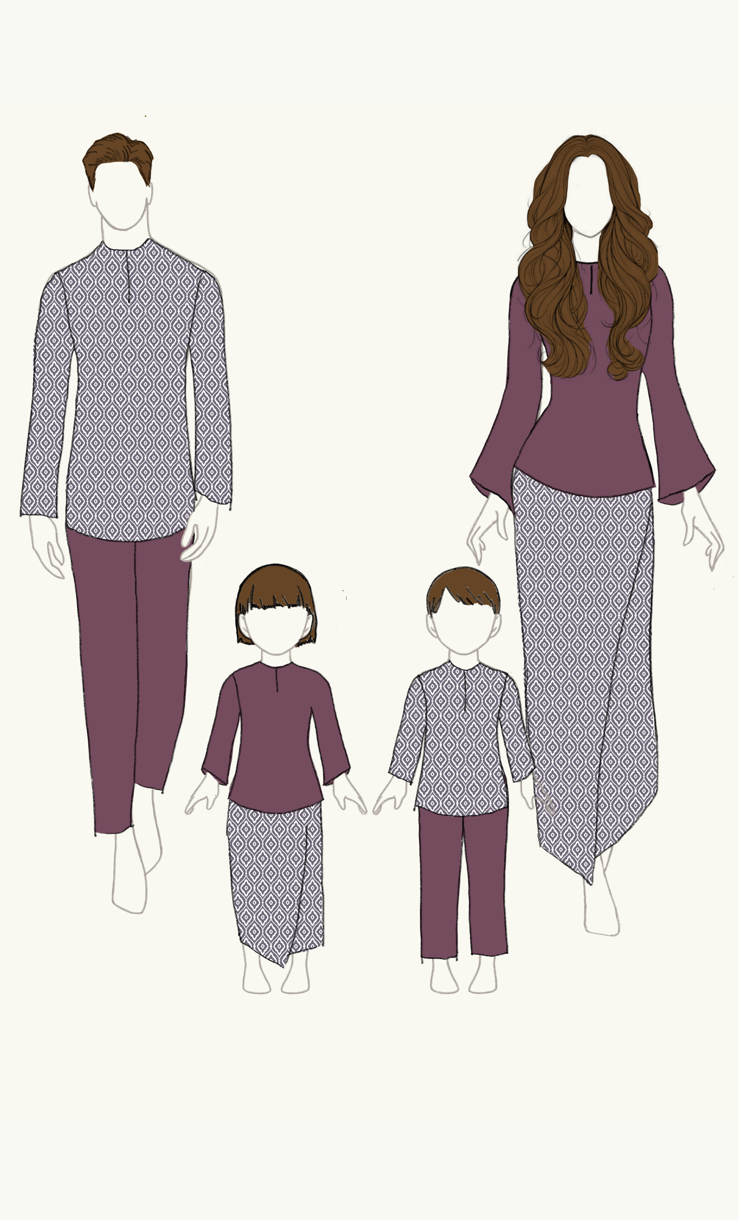 FAMILY SET - MAWJA, LILAC