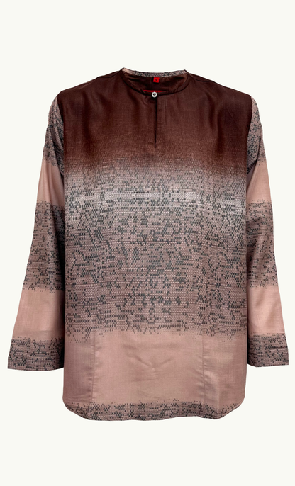 KURTA PIXEL - BROWN