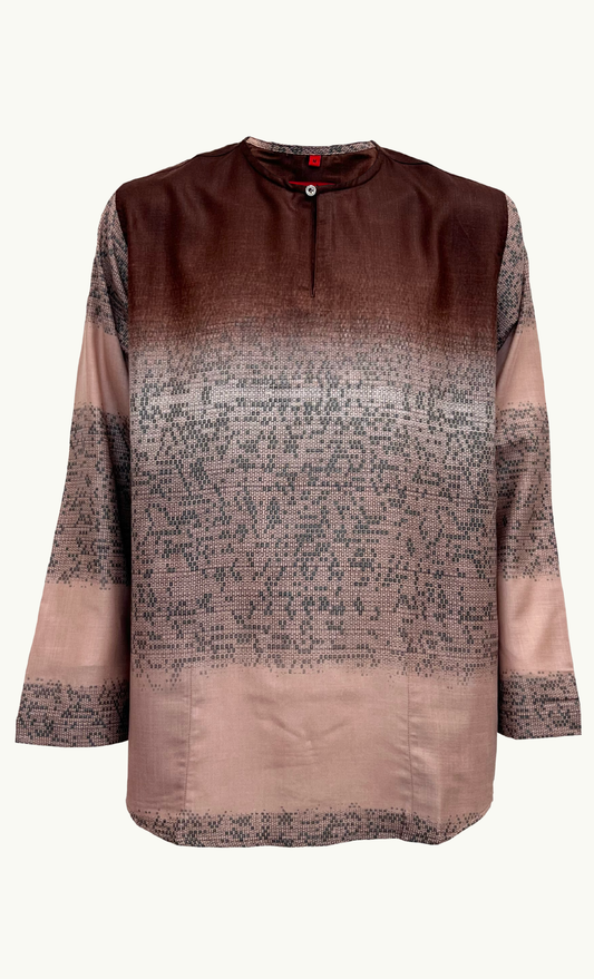 KURTA PIXEL - BROWN