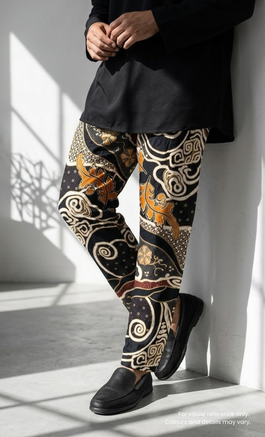 BATIK PANTS - ASLI, RED