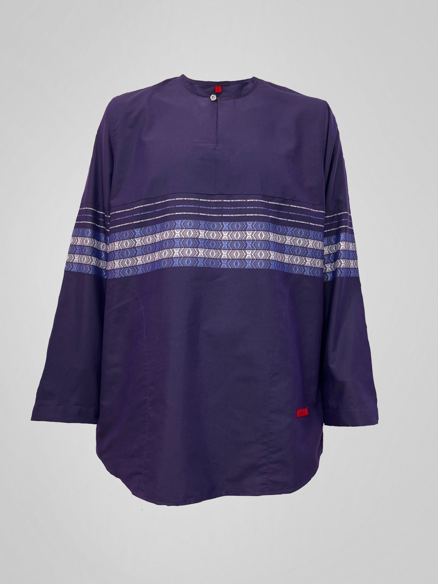 KURTA AZIZ - DEEP PURPLE BLUE