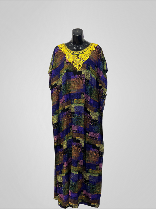 KAFTAN BLOCKS - PURPLE