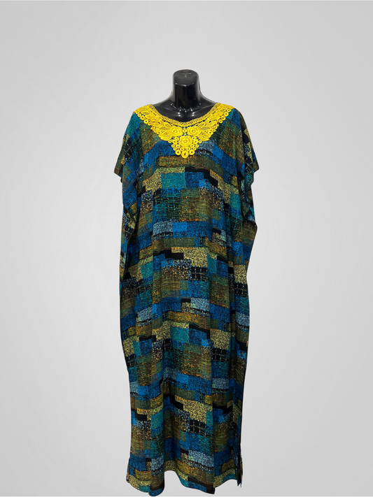 KAFTAN BLOCKS - TURQUOISE