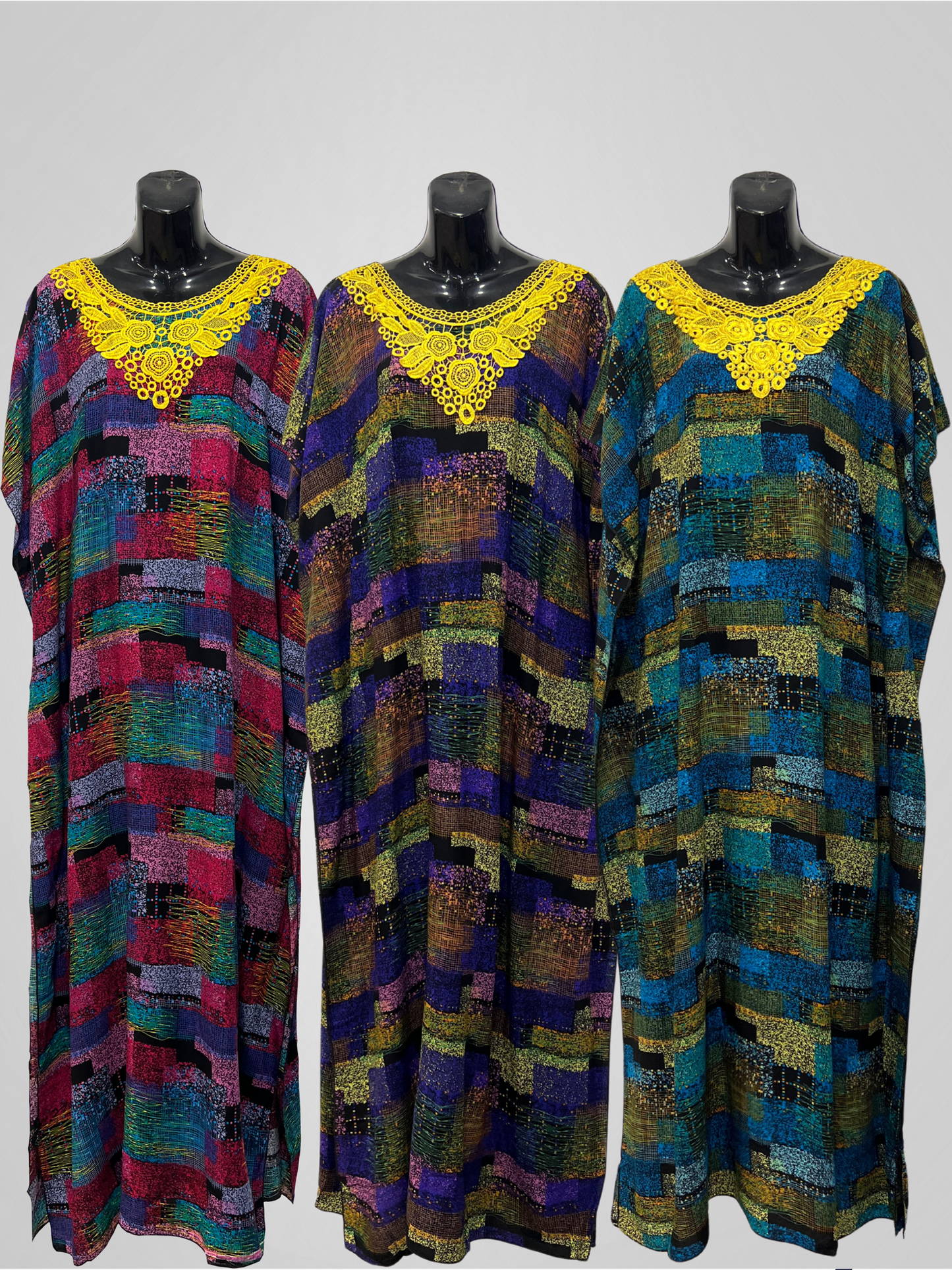 KAFTAN BLOCKS - PURPLE