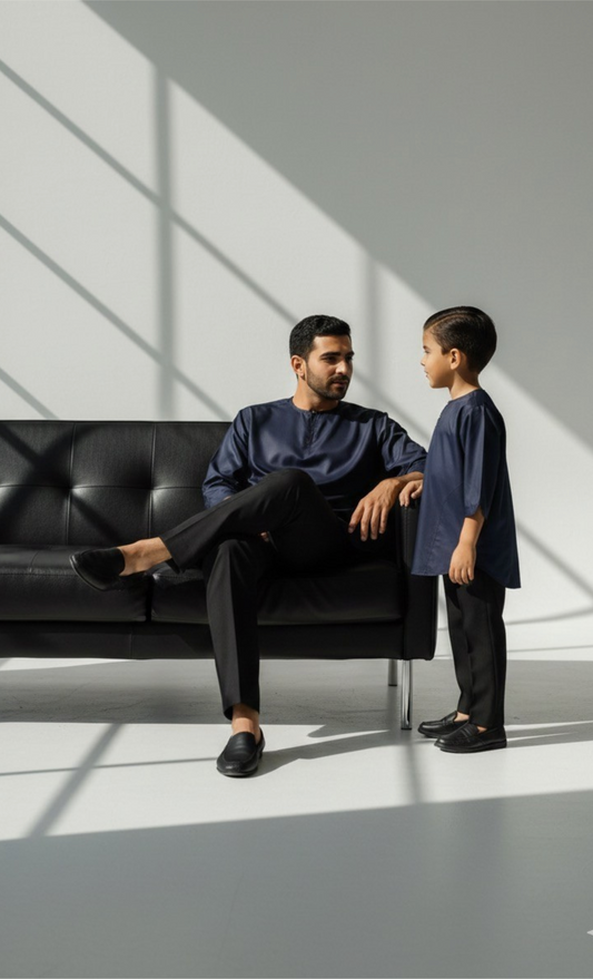 KURTA CALI - NAVY BLUE