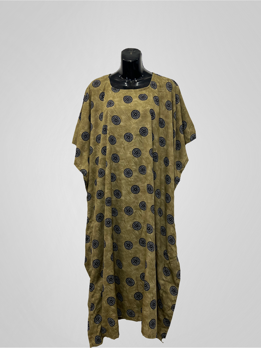 KAFTAN COIN (MOTHER & DAUGHTER) - DARK MUSTARD