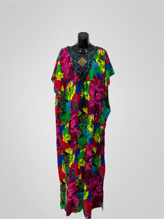 KAFTAN FEATHER - PINK