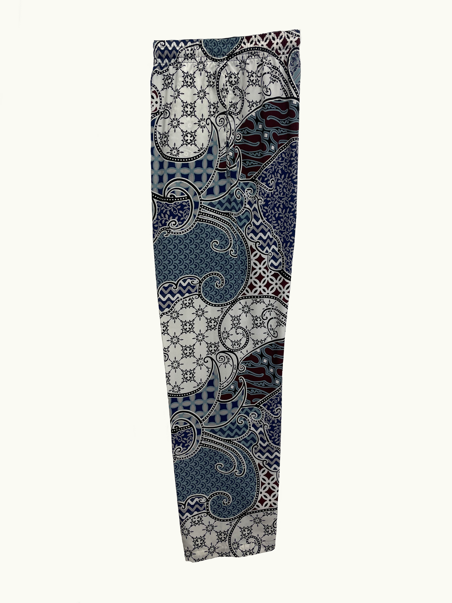 BATIK PANTS - FUJI, BLUE/MAROON