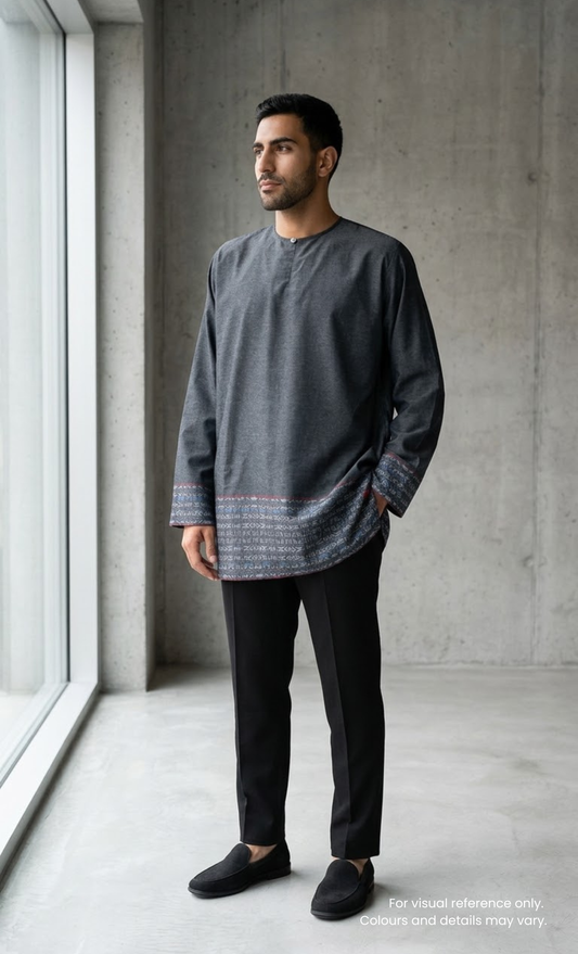 KURTA HAKEEM - GREY