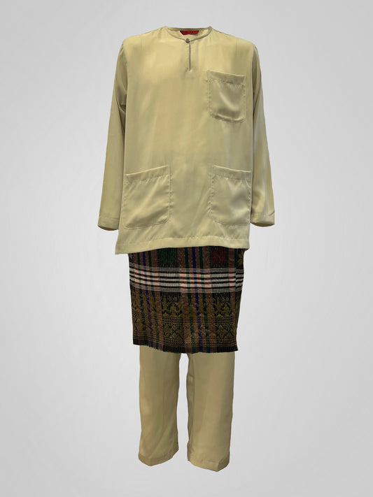 BAJU MELAYU BELL TELUK BELANGA - WINDHAM CREAM
