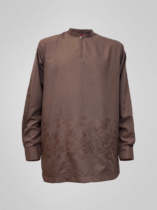 KURTA SPIRAL - REDDISH BROWN