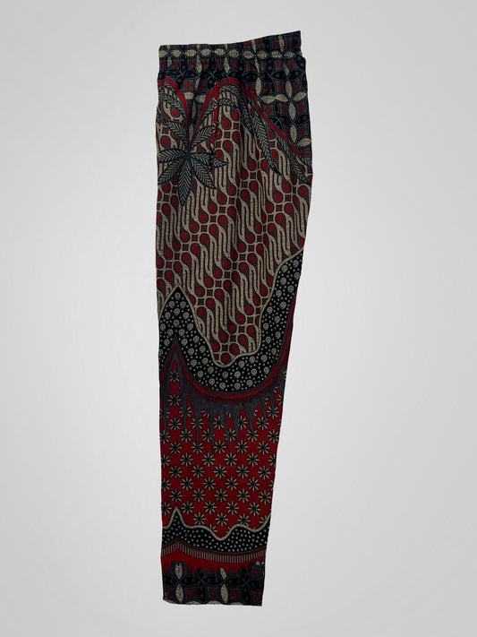 BATIK PANTS - ANISE, RED