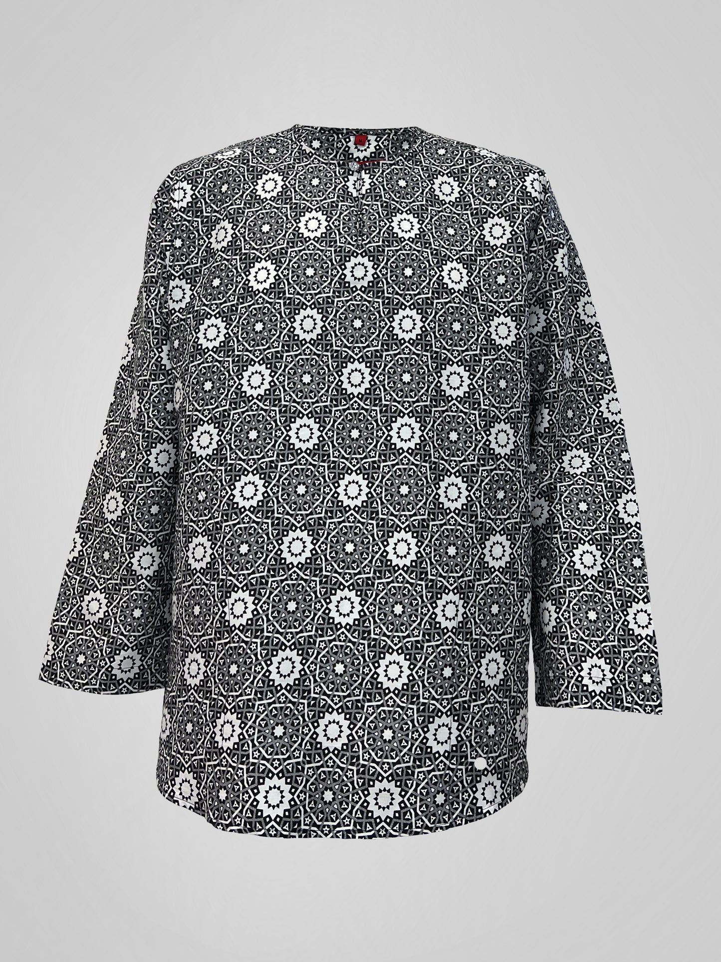 KURTA KALEIDOSCOPE - BLACK & WHITE