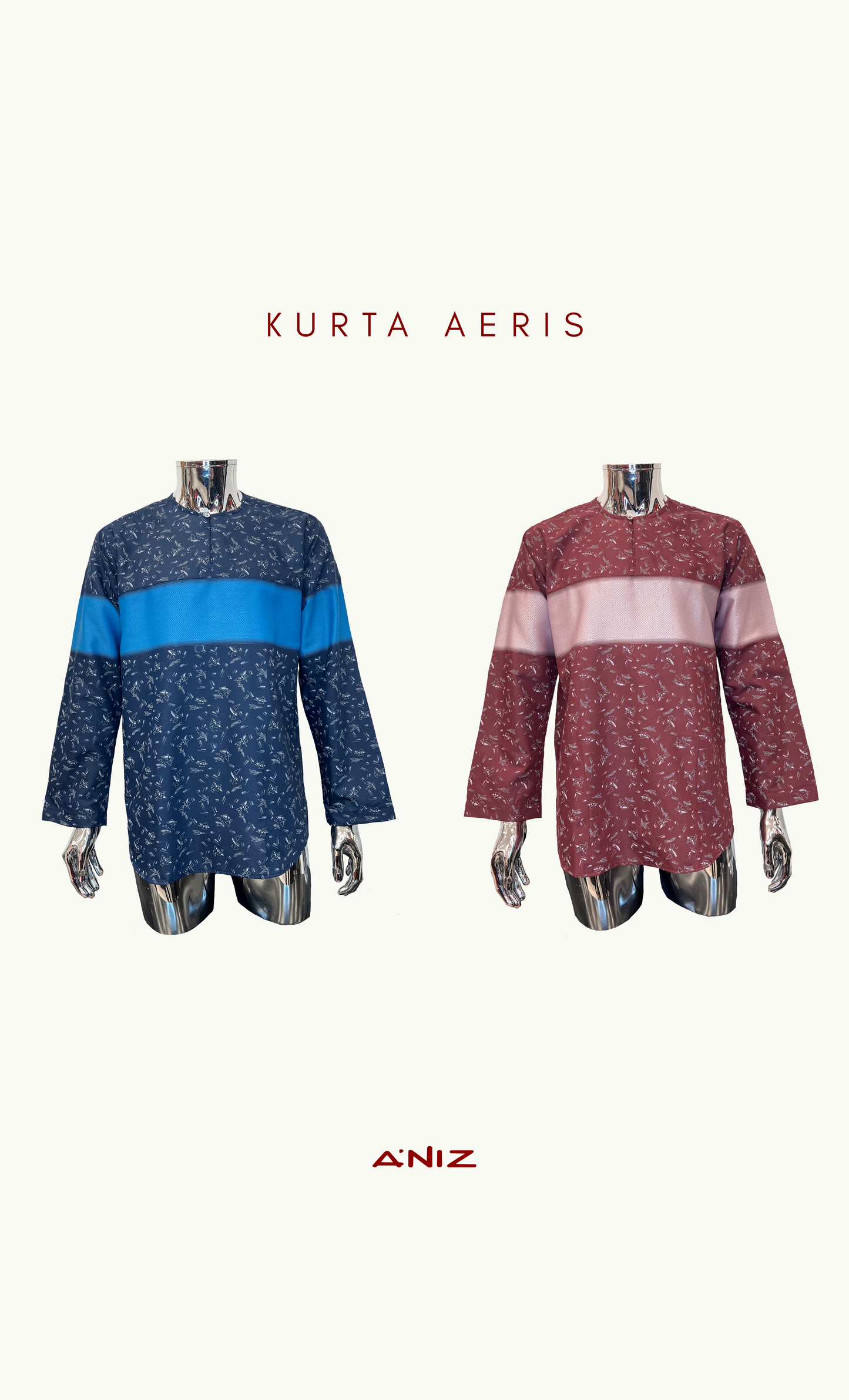 KURTA AERIS - NAVY BLUE