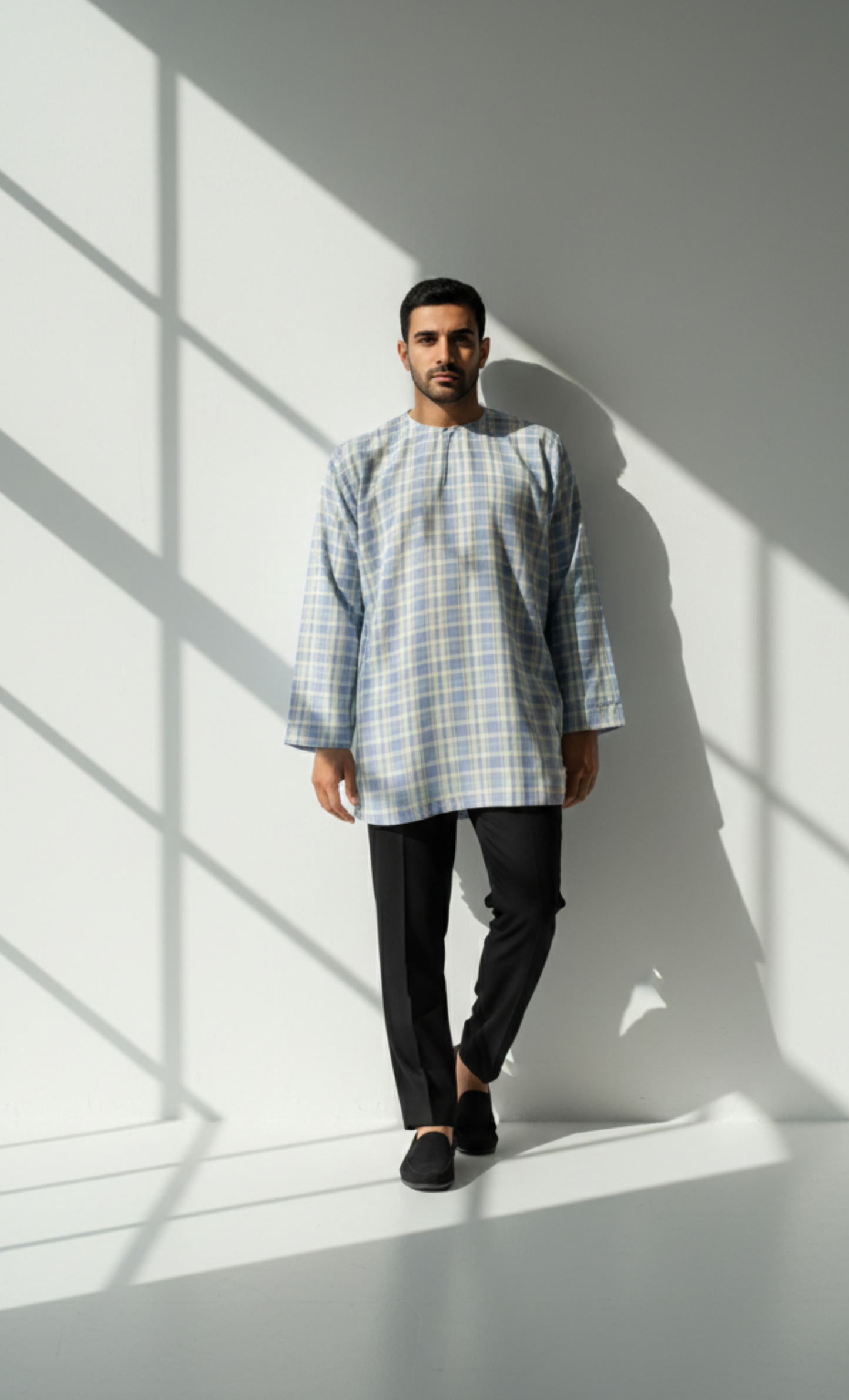KURTA BLOCKS - BLUE
