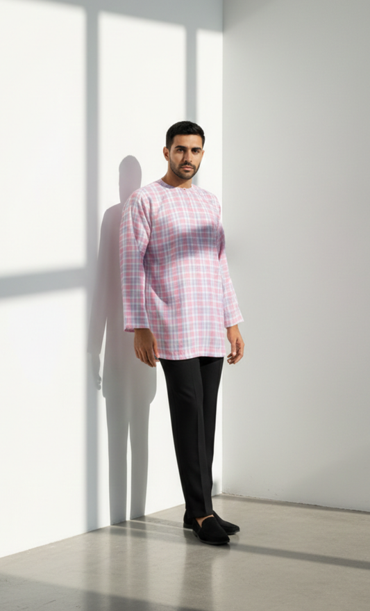 KURTA BLOCKS - PINK