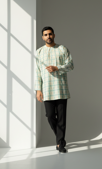 KURTA BLOCKS - GREEN
