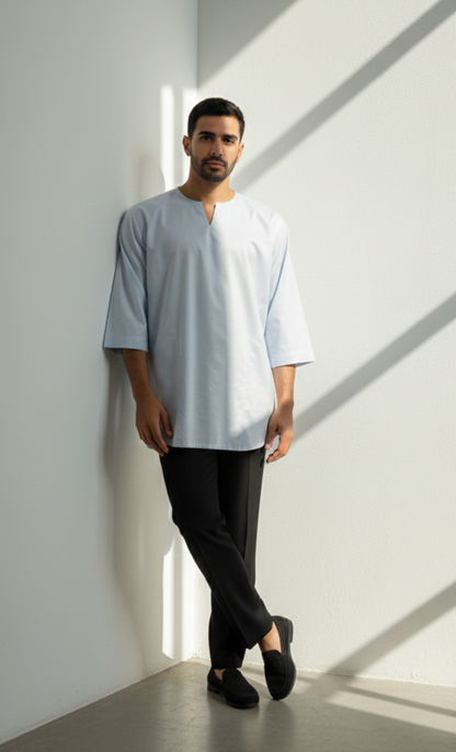 KURTA IMANI - POWDER BLUE