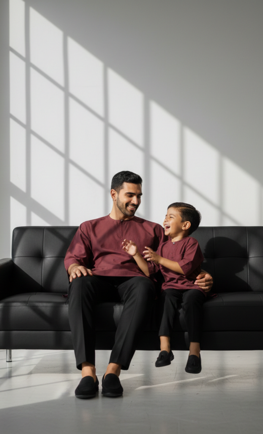 KURTA JAVELIN 3/4 - MAROON