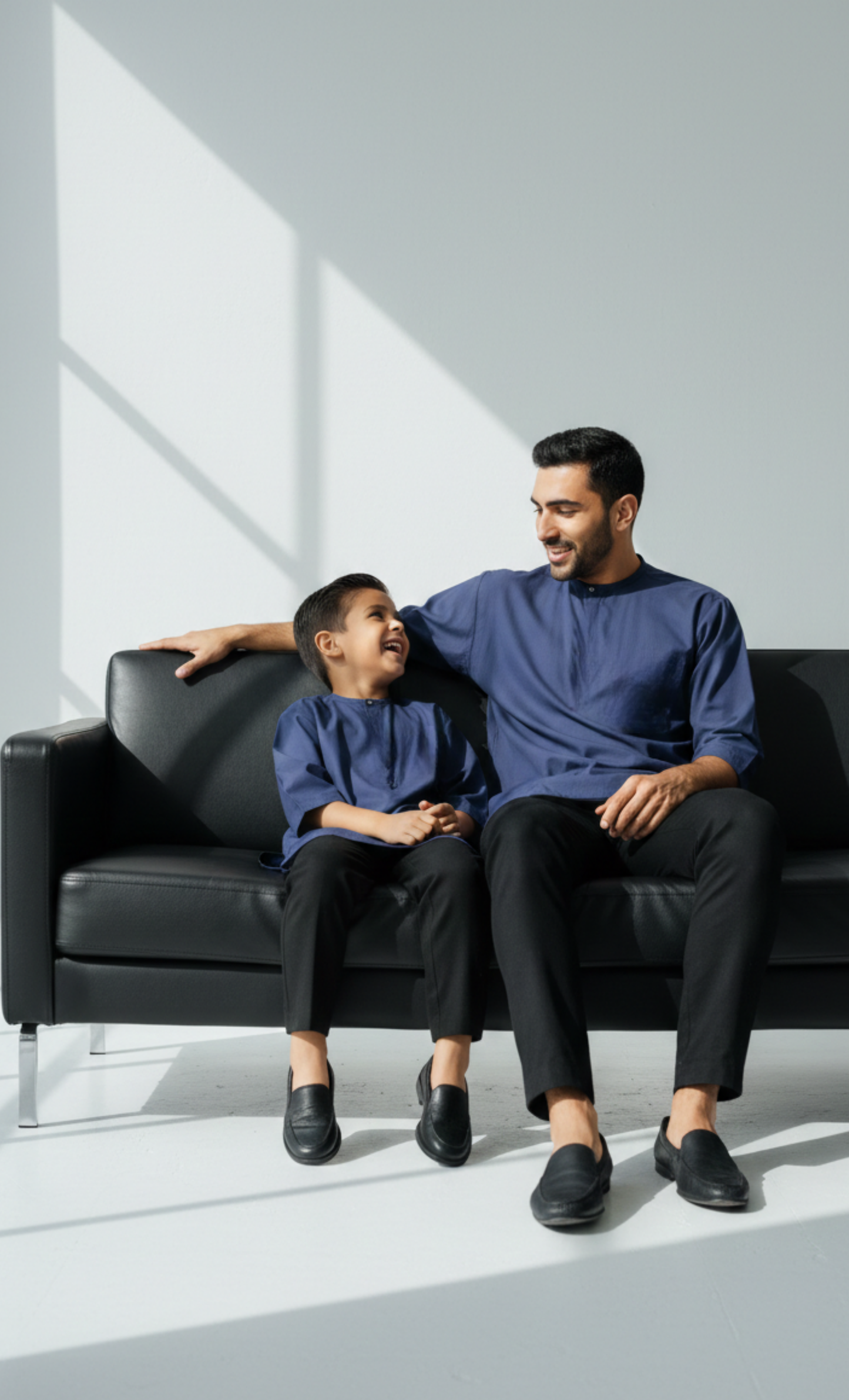 KURTA JAVELIN 3/4 - NAVY BLUE