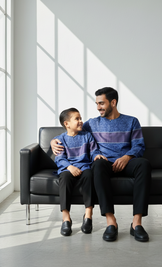 KURTA MESTIZO - BLUE