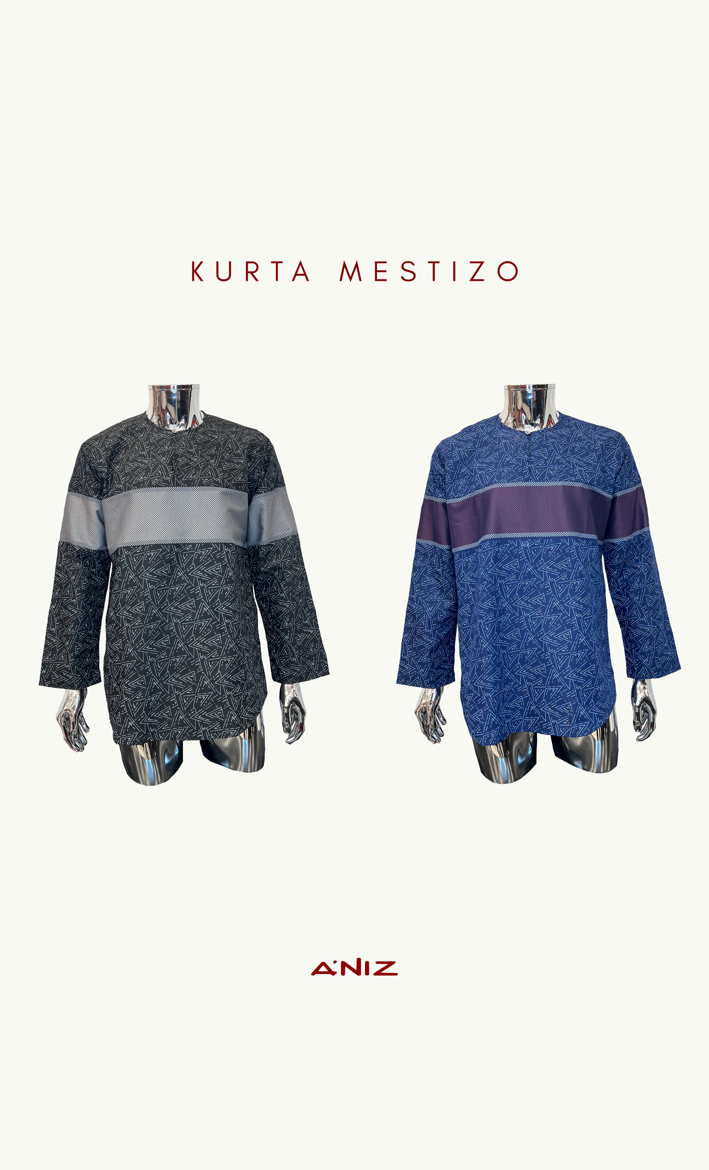 KURTA MESTIZO - BLUE