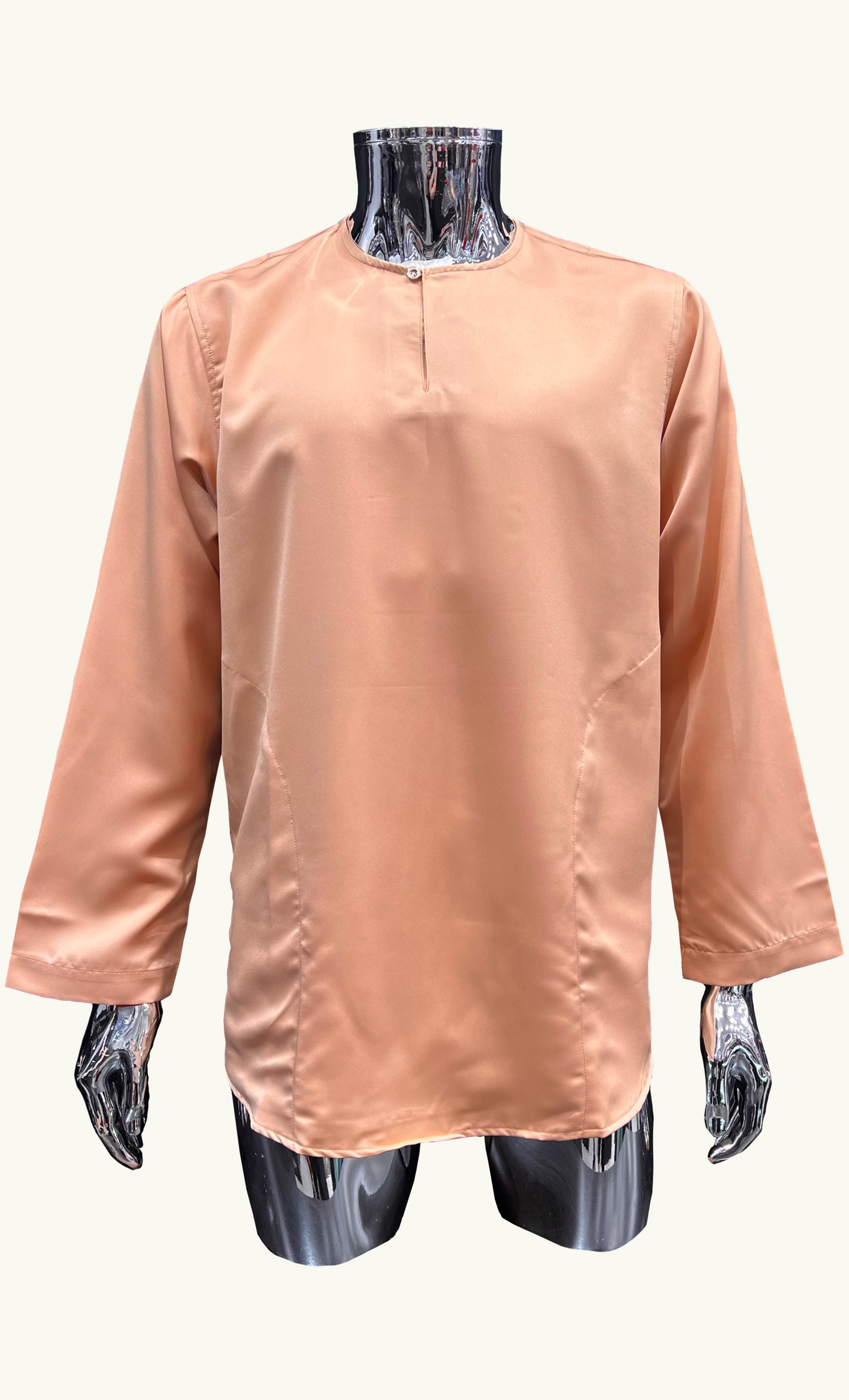 KURTA SATIN - WARM NUDE