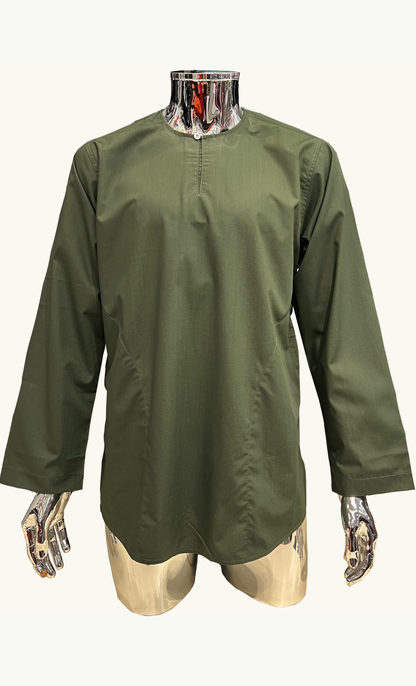 KURTA SPUN - DARK MOSS