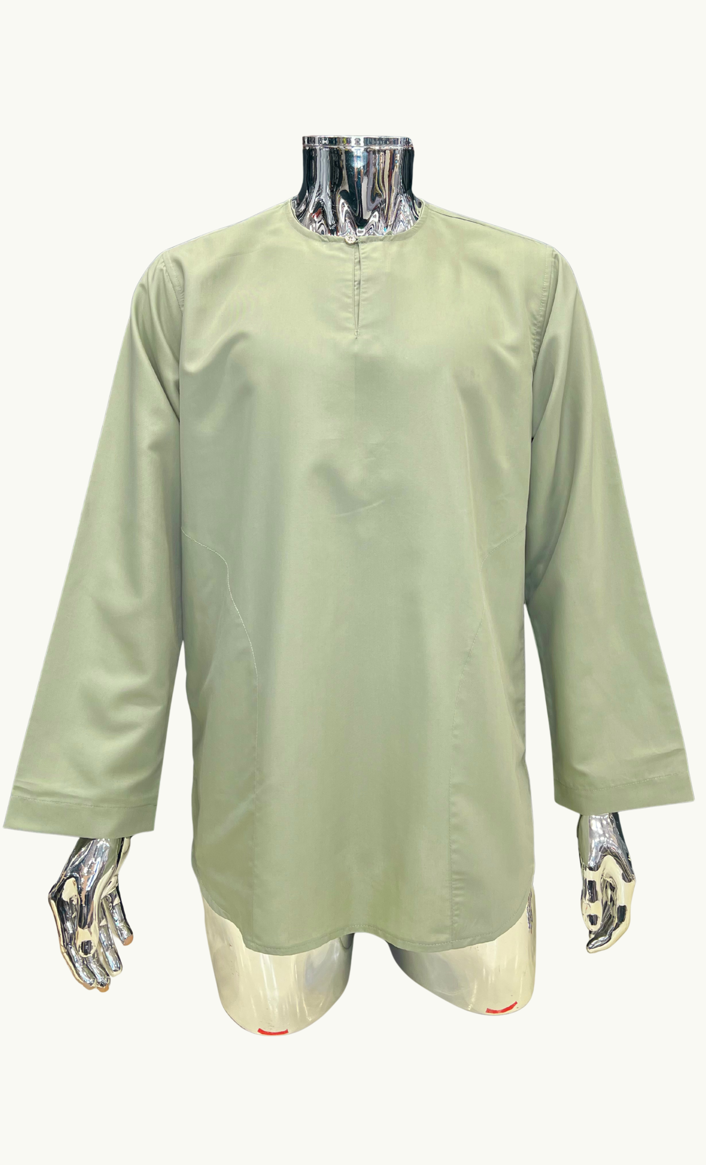 KURTA SPUN - GREENISH GREY
