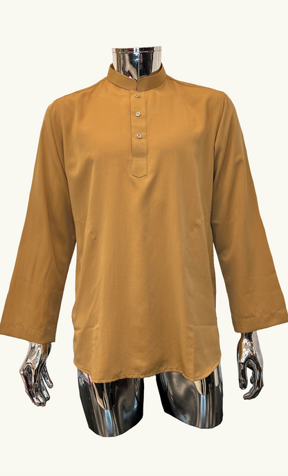 KURTA SUPERSILKY COLLAR - NUDE