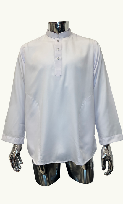 KURTA SUPERSILKY COLLAR - WHITE