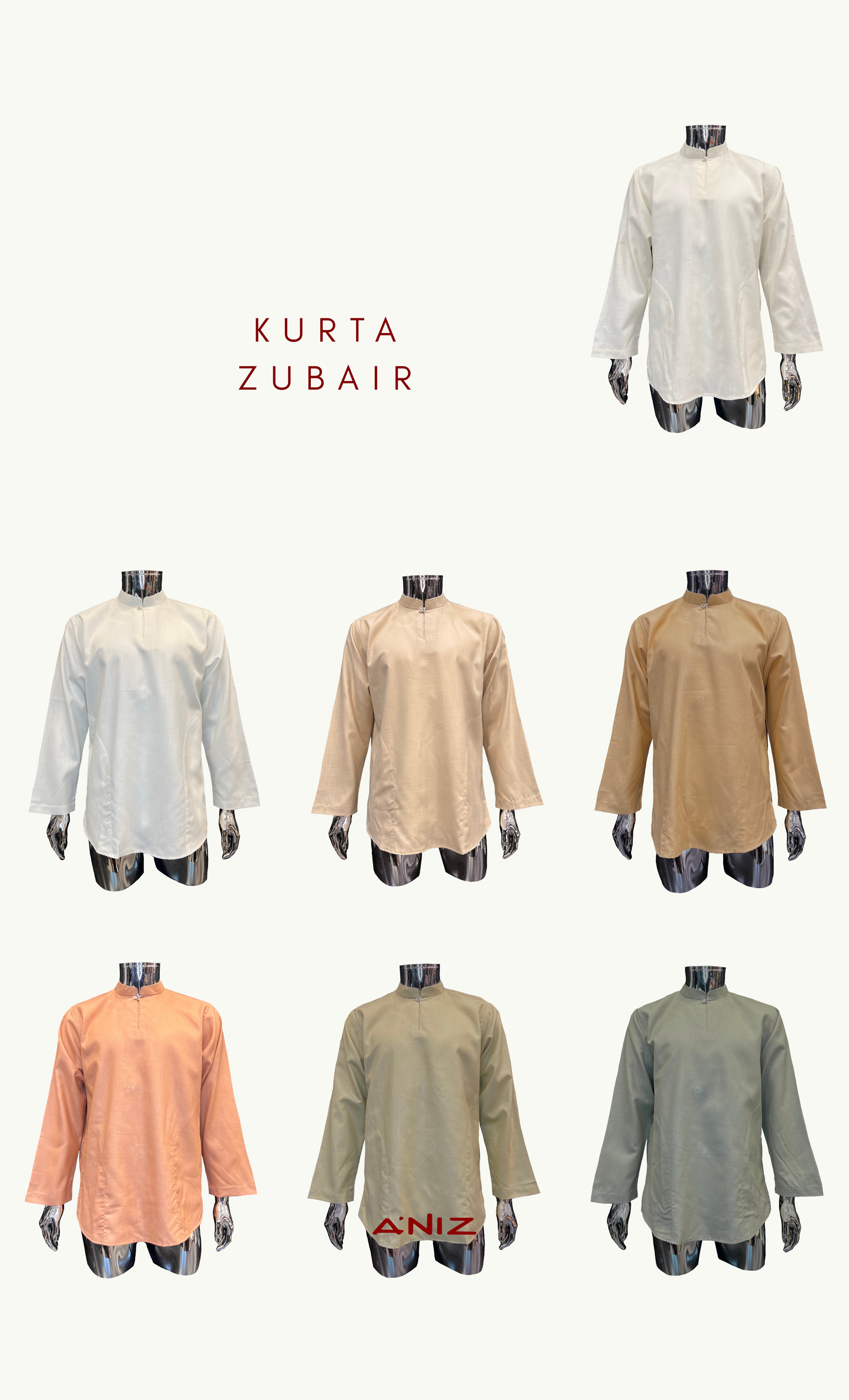 KURTA ZUBAIR - WHITE
