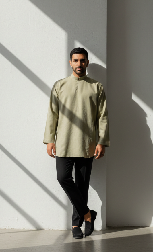 KURTA ZUBAIR - APPLE GREEN