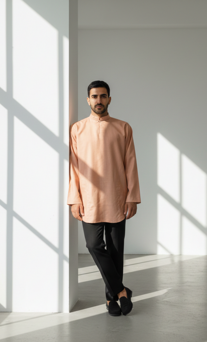 KURTA ZUBAIR - SALMON
