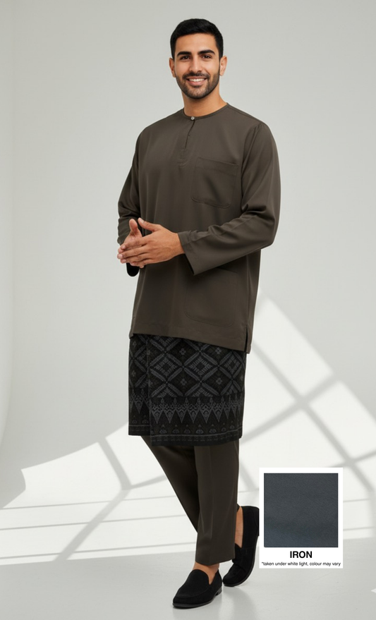 BAJU MELAYU AMIIR TELUK BELANGA (LOT 1) - IRON