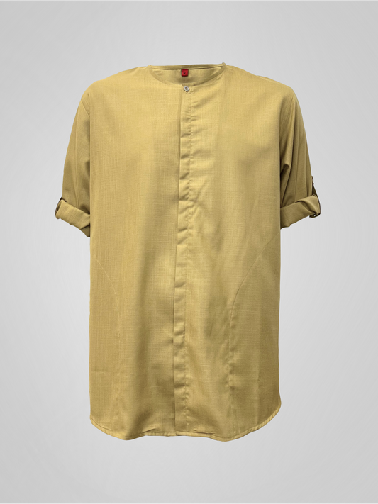 KURTA ROSSO - PALE GOLD