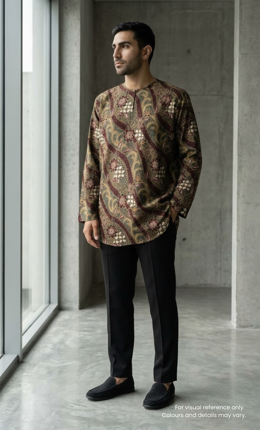 KURTA MELATI - MAROON
