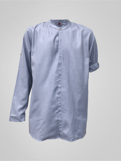 KURTA ROSSO WITH COLLAR - MANATEE