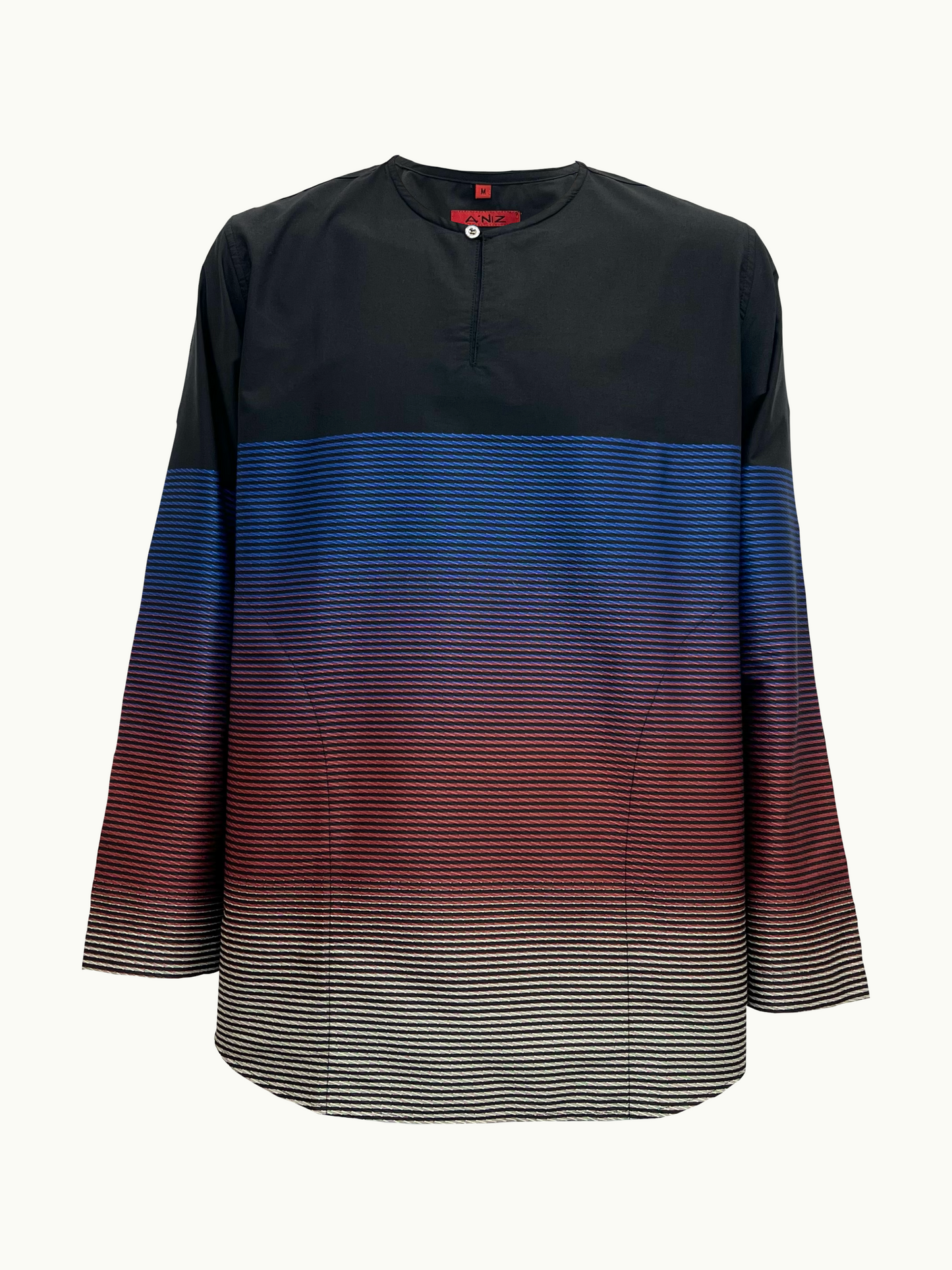 KURTA OMBRÉ - BLACK